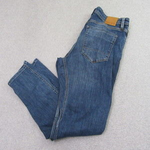 DU/ER Mens L2X Relaxed Taper Jeans 34 x 32 Blue Super Flexible Pocket